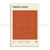 US Open The Grand Slam Tennis Court Illustration Tournament Metal Club Cinema Garage Character Tin Sign Poster