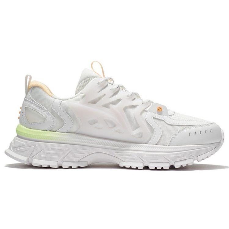 Li Ning Lingfeng Модные Амортизирующие Упругие Низкие Беговые Кроссовки Мужские Шампанское Белый ARLS001-1