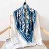 90CM Four Seasons Square Large Square Scarf Luxury Decorative Shirt Professional Headscarf Hairband Sunscreen Headscarf