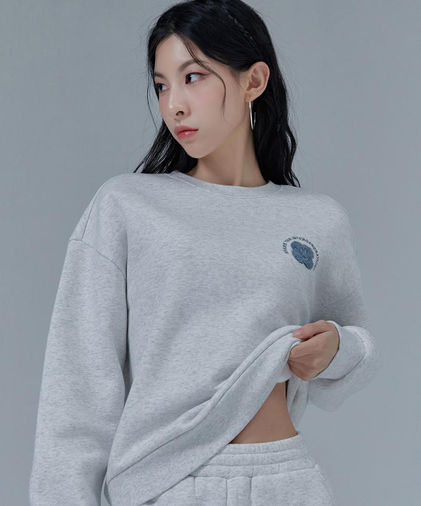 CHASECULT Women'S Brushed Boucle Point Sweatshirt-Cfrg5172D0B