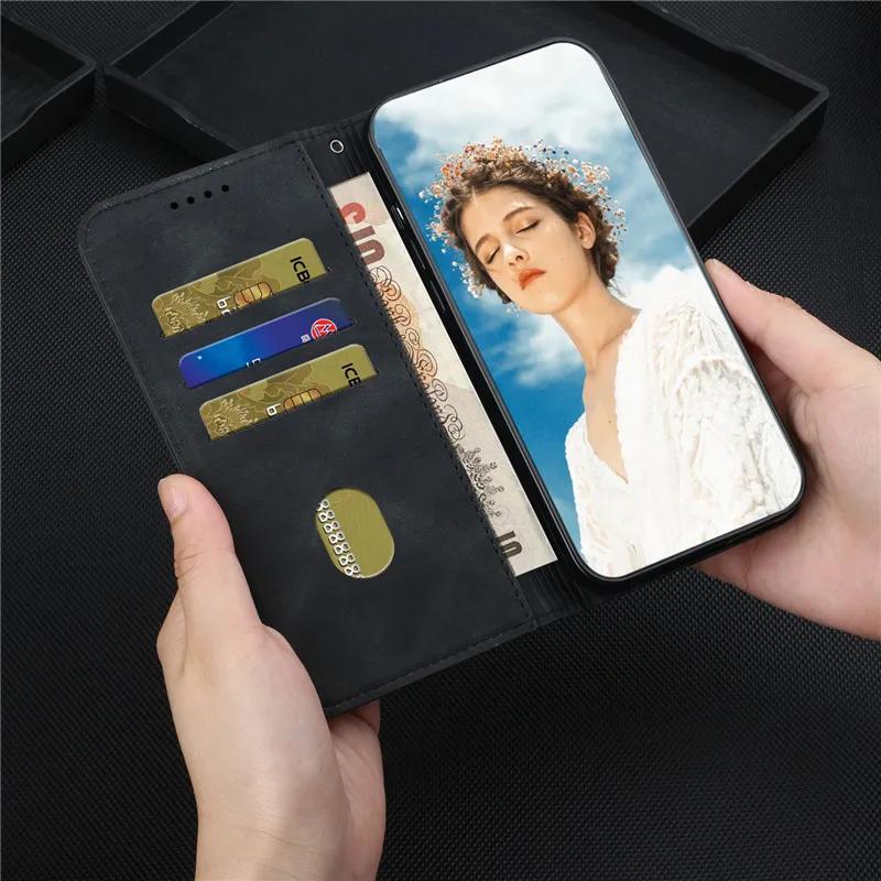 Чехол S24, магнитный чехол-кошелек, флип-чехол для Samsung Galaxy S24+ S24 Plus S23 FE S22 Ultra 5G S23FE, кожаный чехол для телефона, Fundas