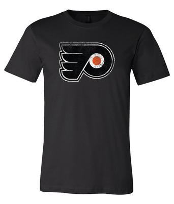 Футболка с состаренным логотипом Philadelphia Flyers S-6XL Отслеживание!! Футболка Unisex