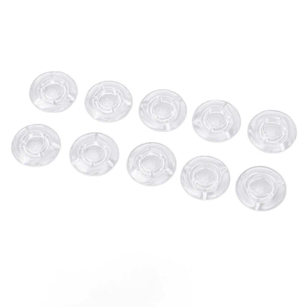 10Pcs Guitar Effect Pedal Footswitch Topper ABS Clear Single Pedal Footswitch Topper 10mm