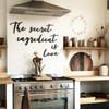 The Secret InGredient Is Love/Please Seat Yourself/This Is Us Modern Black Metal Wall Home Decor Hanging Wall Art For Home Decoration