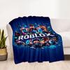 Roblox 90 Blanket Soft & Cozy Great for Bed Seaside Picnics Four Seasons Multipurpose Playful Design Perfect Gift for Relatives and Friends