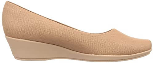 Picajilly Women's 4cm Wedge Pumps, Cappuccino, Sizes 23.5cm-24.0cm, 7890763169099
