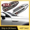 2026 Hot Car Sticker 2Pcs Car Styling Side Door Body Fender Knife Badge Metal Stickers Decoration For Kia Sportage 3 Rio K2 Ceed