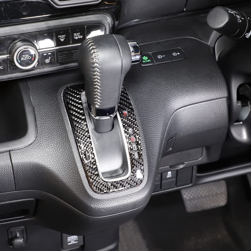 Applicable To METYOUCAR Honda N-BOXJF3JF4JF5JF6 Shift Gate Panel Shift Cover Shift Gate Cover Seal Sticker Carbon Fiber Paste Type Accessories Ca
