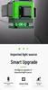 High-Precision Green Laser Level: 12 Lines for Floors, 16 Lines for Walls with Automatic Infrared Leveling.