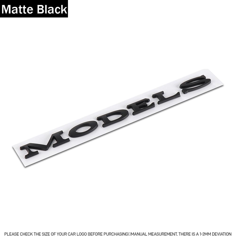 3D ABS Emblem Letters Car Rear Trunk Badge Sticker For Tesla Model Y Model S Model X SpaceX Bonina P85D Beast Roadster Juniper