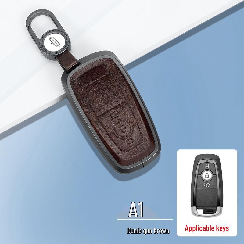 Защитный чехол для ключа премиум-класса для моделей Lincoln MKC, MKZ, MKX 2014-2017 годов - Дизайн унисекс