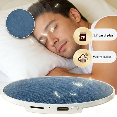 Динамик для прикроватной тумбочки, помощник для сна, Bluetooth 5.4, Высокодинамичное Hi-Fi качество звука, Звук под подушкой, Динамик с белым шумом