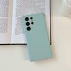 Жидкий силикон Подходит для Samsung S25 Ultra Ощущение кожи Простой чехол для мобильного телефона Samsung S24 Ultra Однотонный противоударный чехол