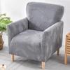 Flowers Club Armchair Cover Stretch Square Arm Back Tub Slipcover Single Small Chair Seater Sofa Cover for Home Club Bar