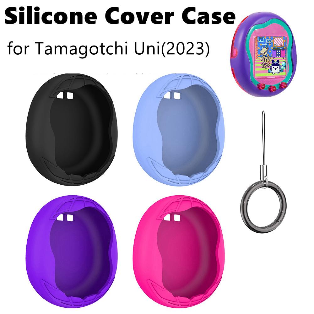 Fall Prevention Game Console Storage Box Silicone Cover Case for Tamagotchi Uni(2023) Travel