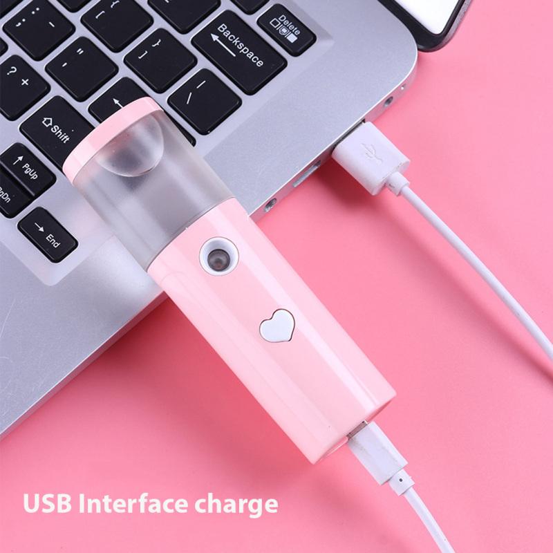 Портативный увлажнитель мини для лица, USB Rechargable