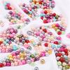 Fillings NO HOLE DIY Crafts For Jewelry Making ABS Plastic Acrylic Imitation Pearl Beads Decoration Accessories Round Beads
