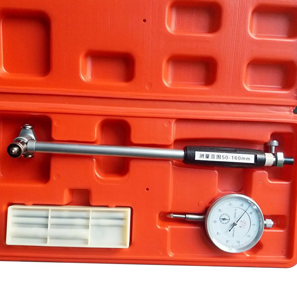 Циферблатный калибр 50-160 мм 0,01 мм, индикатор шкалы отверстий, прецизионный измерительный инструмент для цилиндра двигателя