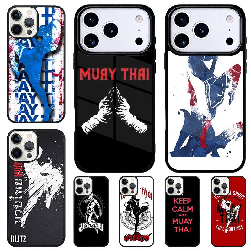 Muay Thai Knee Shockproof Phone Case for iPhone 17 Air 16e 15 11 12 14 13 Pro Max Cover Coque