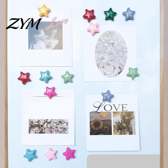 Home Decor Refrigerator Magnet 2Pcs 3D Star Magnet, Resin Shape Fridge Metal Surface Magnets Magnetic Decoration for Kitchen Office Whiteboard Cabinet