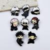 Милая Брошь-значок из сплава с персонажем Jujutsu Kaisen - Аниме значок для одежды, рюкзаков и студенческих аксессуаров.
