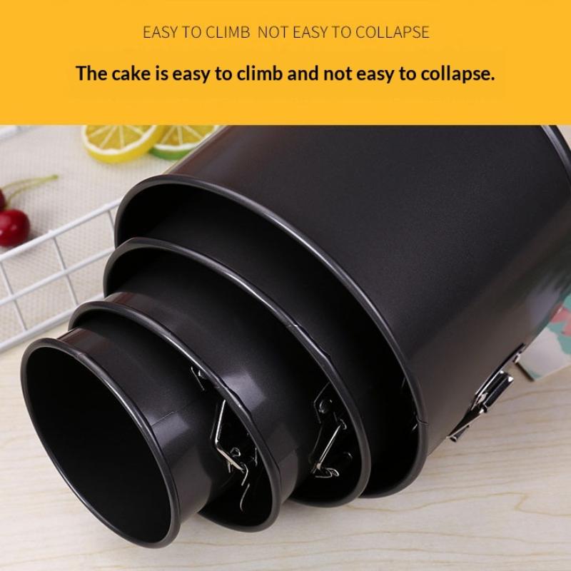 Removable Bottom Kitchen Accessories Carbon Steel Cakes Molds Round Cake Pan Ring Bakeware Non-Stick Bake Mould High Performance