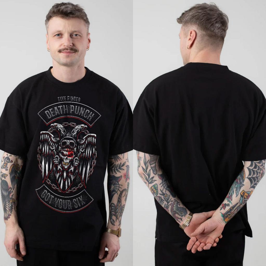 2026 Five Finger Death Punch Graphic Cotton Tshirt Unisex Summer Short Sleeve Fashion Brand Tee Luxury Casual Vintage Tees