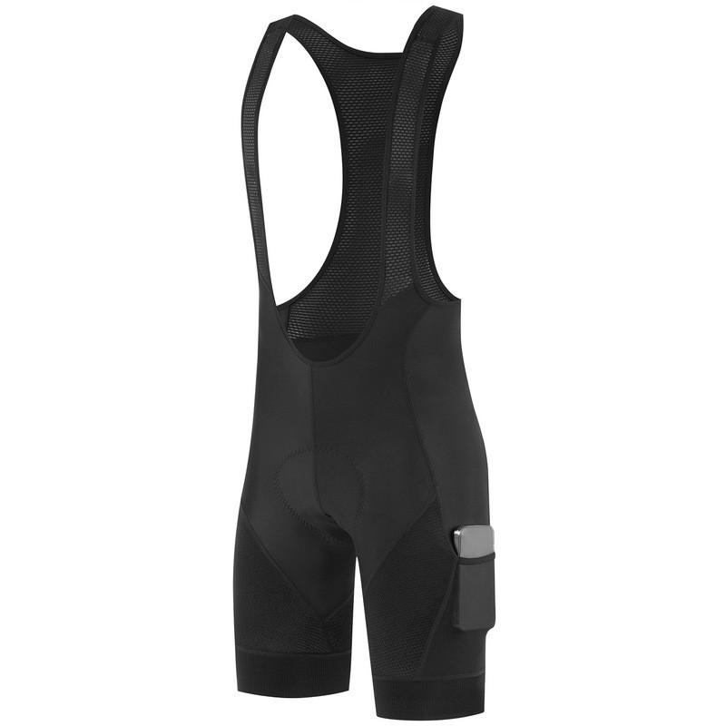 Mens Cycling Shorts With Moisture-Wicking Fabric Padded Chamois Side Pockets Sport Wear