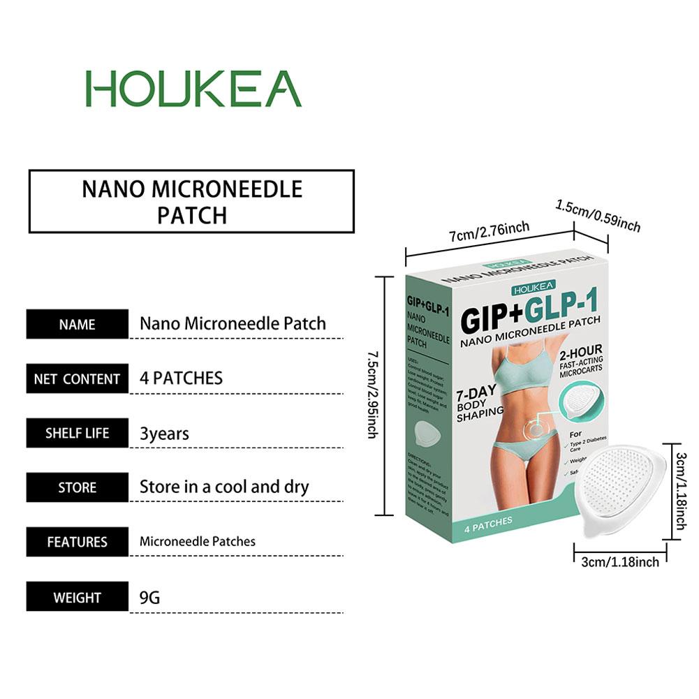 GLP-1 Нано-патч патч для ухода за телом бережно ухаживает за контурами кожи тела, ежедневный ухаживающий патч