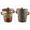 Resin Abstract Beauty Face Flower Pot Abstract Face Flower Pot Colorful Face Abstract Planter for Plant Lover Gift