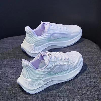 Новые женские летающие тканые туфли, кроссовки на платформе, кроссовки, дышащие удобные женские повседневные кроссовки