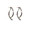 Cross-Back Earrings: 2022 Trendy Niche Design with Silver Needle for a High-End Look