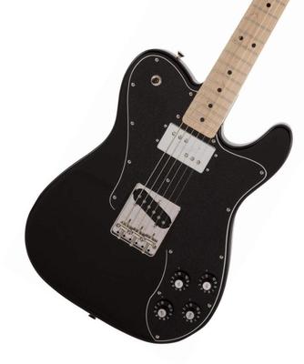 Электрогитара, сделанная в Японии, традиционная, 70-е, клен, черный, Telecaster® Custom, накладка на гриф,