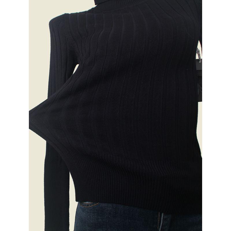 Winter Normcore Turtleneck Big Pit Bottoming Shirt Foreign Trade Original Order Slim Looking Pure Color Long Sleeves Pullover Thermal Sweater