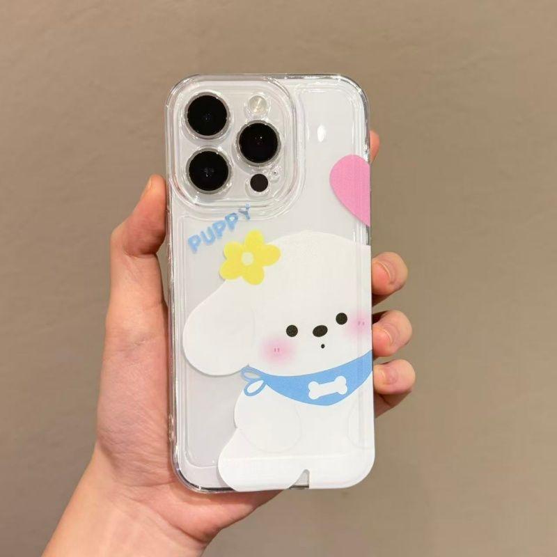 Couple sticker for puppy phone case OPPORENO6/7/8/9/10 soft IN