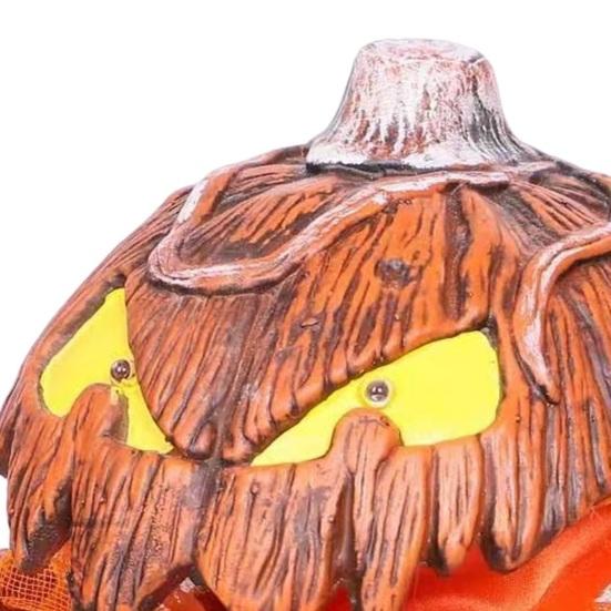 Halloween Pumpkin Light Extendable Talking Pumpkin Lantern Scary Mouth Open Pumpkin Decoration with Lights And Sound for Porch Patio Decor