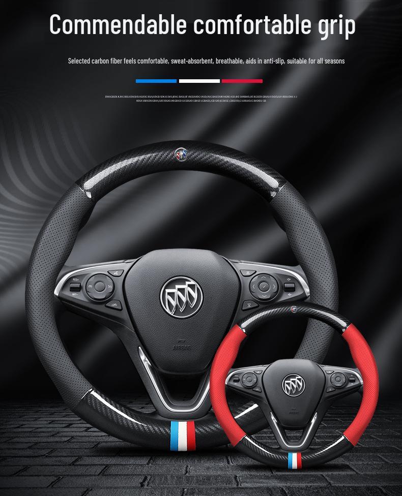 Cartoon Steering Wheel Cover for Buick Regal, Excelle, LaCrosse, Verano, Encore, Envision