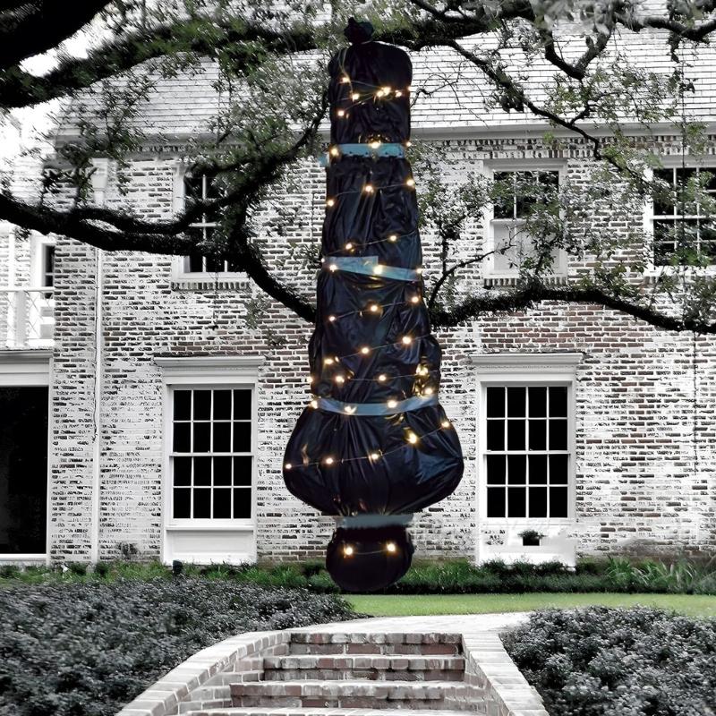 Halloween Scary Fake Corpse Realistic Dead Victim Props Halloween Decoration Outdoor Lawn Patio Halloween Decoration