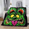 Cartoon Rat Fink Blanket Couch Quilt Cover Travel Bedding Outlet Throw Blanket Flannel Blanket Bedspread Picnic Blanket