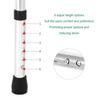 Elderly Folding Walker 6 Height Adjust Stainless Steel Senior Walking Aid with Wheels