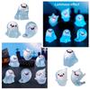 Multipurpose Glowing Halloween Lovely Little Specters Set of 6 Pieces Pendants for Festive Decoration Party Supplies