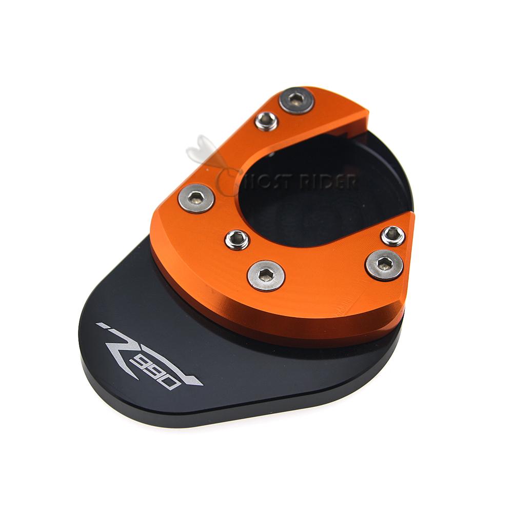 For 990MP 2001-2015 990 Adventure/R/S/LC8 2006-2013 CNC Aluminum Kickstand Side Stand Extension Pad
