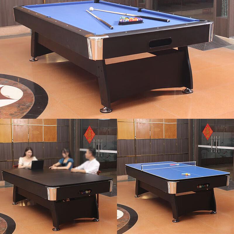 KuZhe Commercial American Black 8 Pool Table
