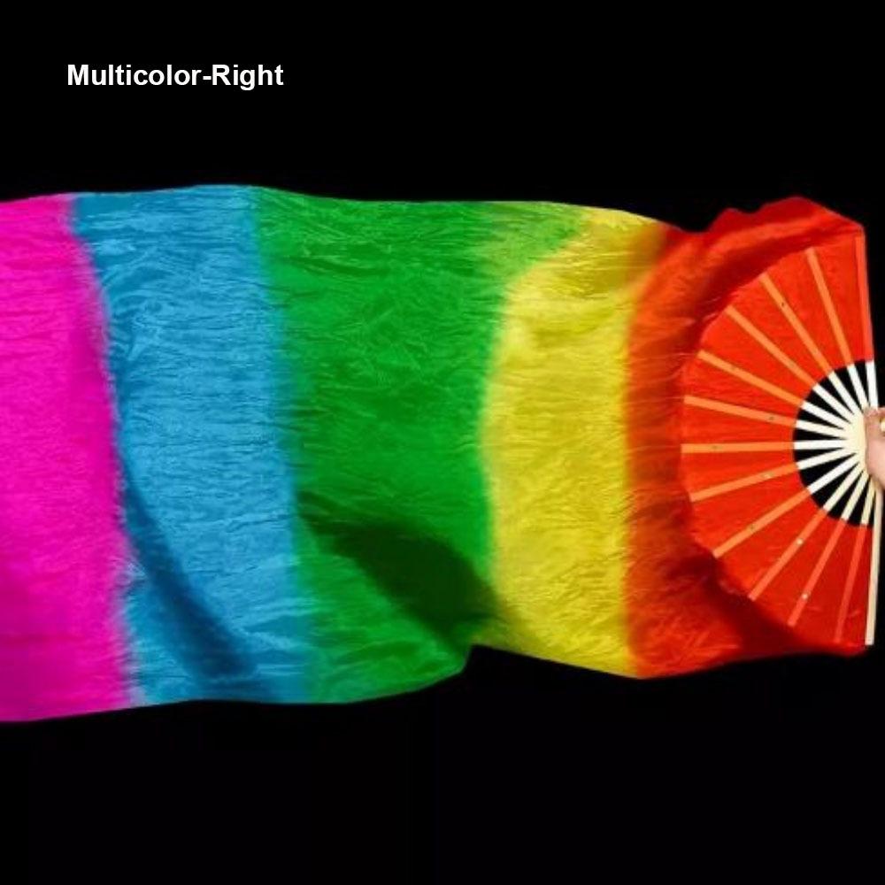 Разноцветный инструмент для практики танцора 50 см Танец на площади Горячая распродажа Веер для танца живота Ребенок Женщина