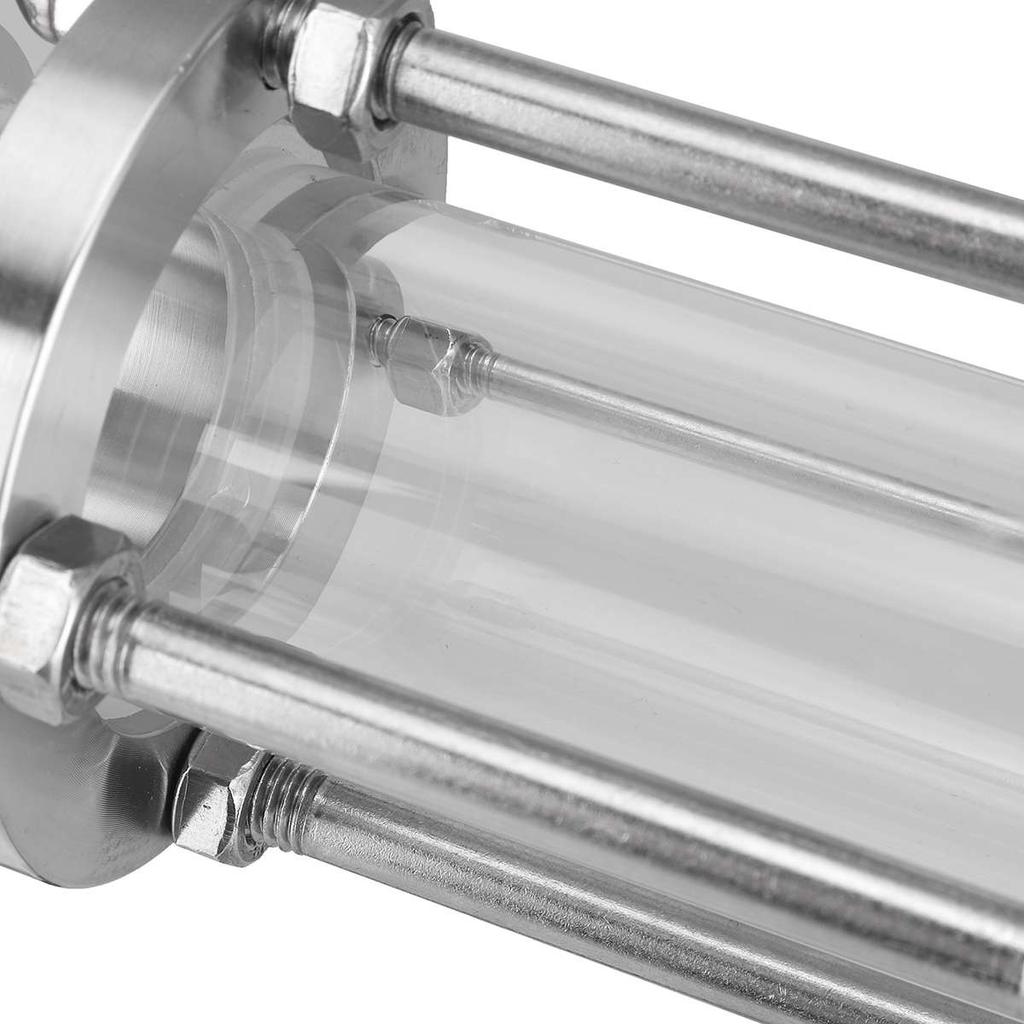 1.5" Tri Clamp Clover Sanitay Flow Sight Glass Diopter Fit 38mm Pipe OD SUS 304 Stainless Steel Fitting Homebrew Diary Product