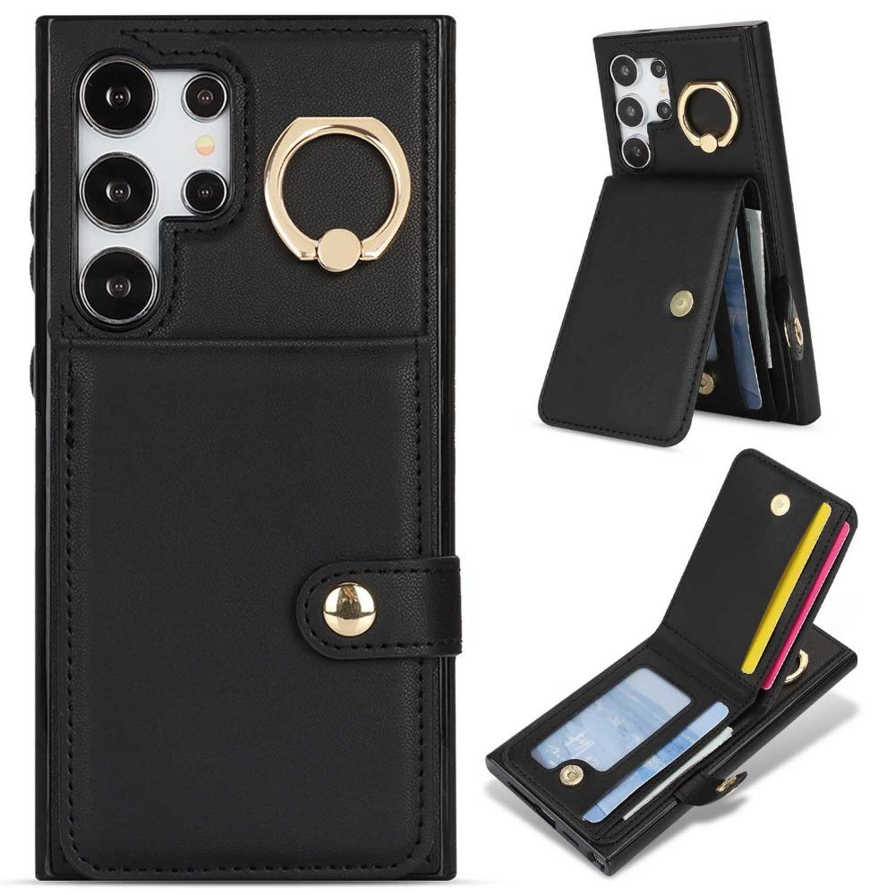 Чехол-держатель для карточек и карточек для Samsung Galaxy S24 S22 Plus S23 FE Note 20 Ultra A55 A15 A25 A35 A54 A53 A14 5G