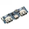 Плата зарядного устройства для литиевых аккумуляторов LED Dual USB 5 В 2,4 А Micro/Type-C USB Мобильный внешний аккумулятор Защита цепи 18650 Модуль зарядки