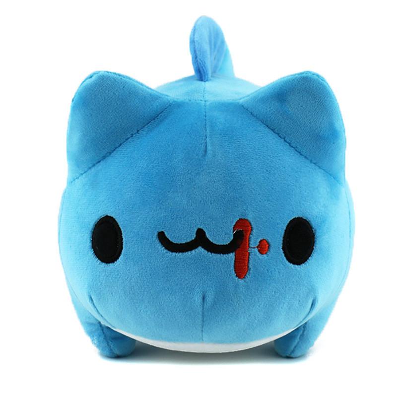 Мини Плюшевая Кошка Мультяшная Игрушка Токио с Мягким Коротким Мехом для Детей и Коллекционеров