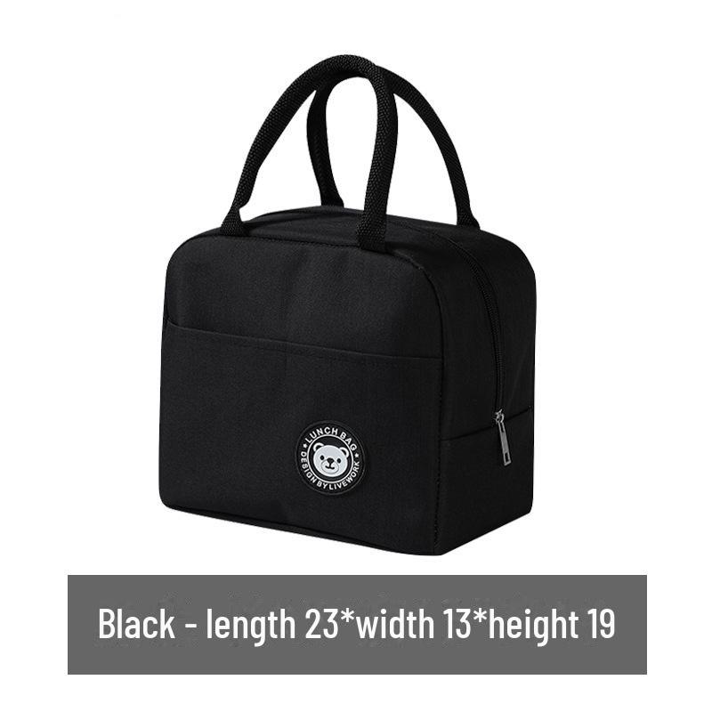Изолированный ланч-бокс для студентов и офисных работников, водонепроницаемая и маслостойкая сумка большой вместимости с подкладкой из алюминиевой фольги.