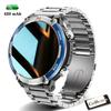 1,52-дюймовый Bluetooth-звонок Смарт-часы для мужчин Фитнес-трекер 420 мАч Аккумулятор IP68 Водонепроницаемый Спорт на открытом воздухе Смарт-часы для Android Ios